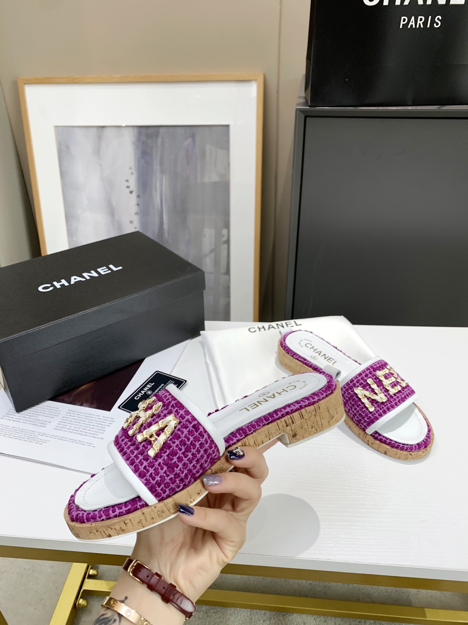 Chanel Slides 21 - vstockx