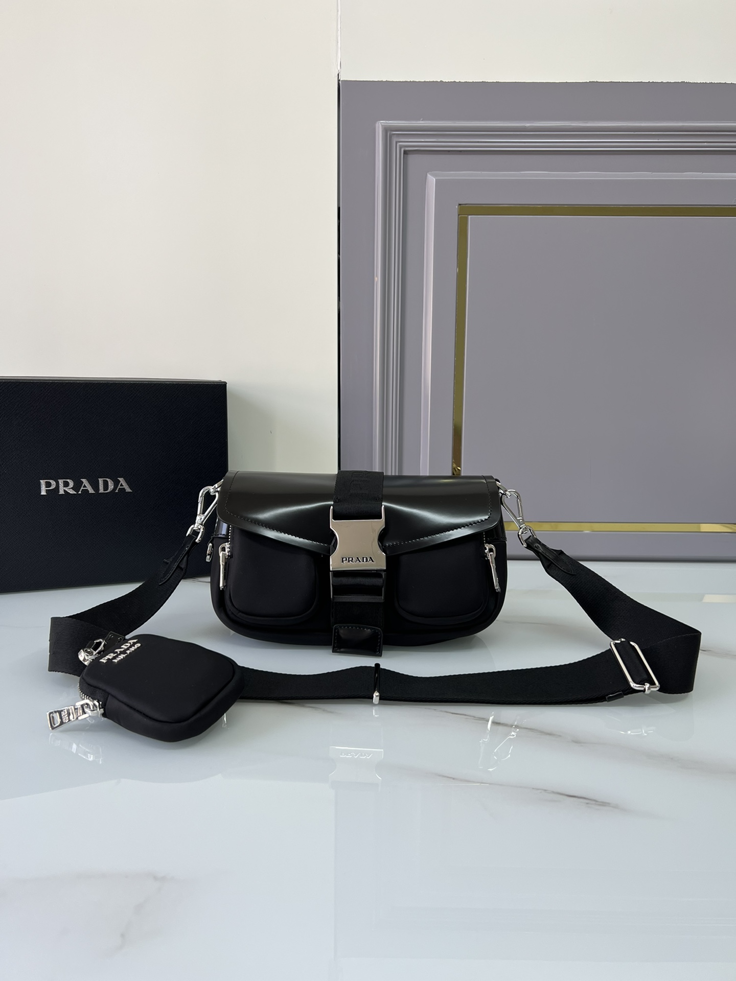 handbags prada 1BD295 23*12.5*5.5 - vstockx