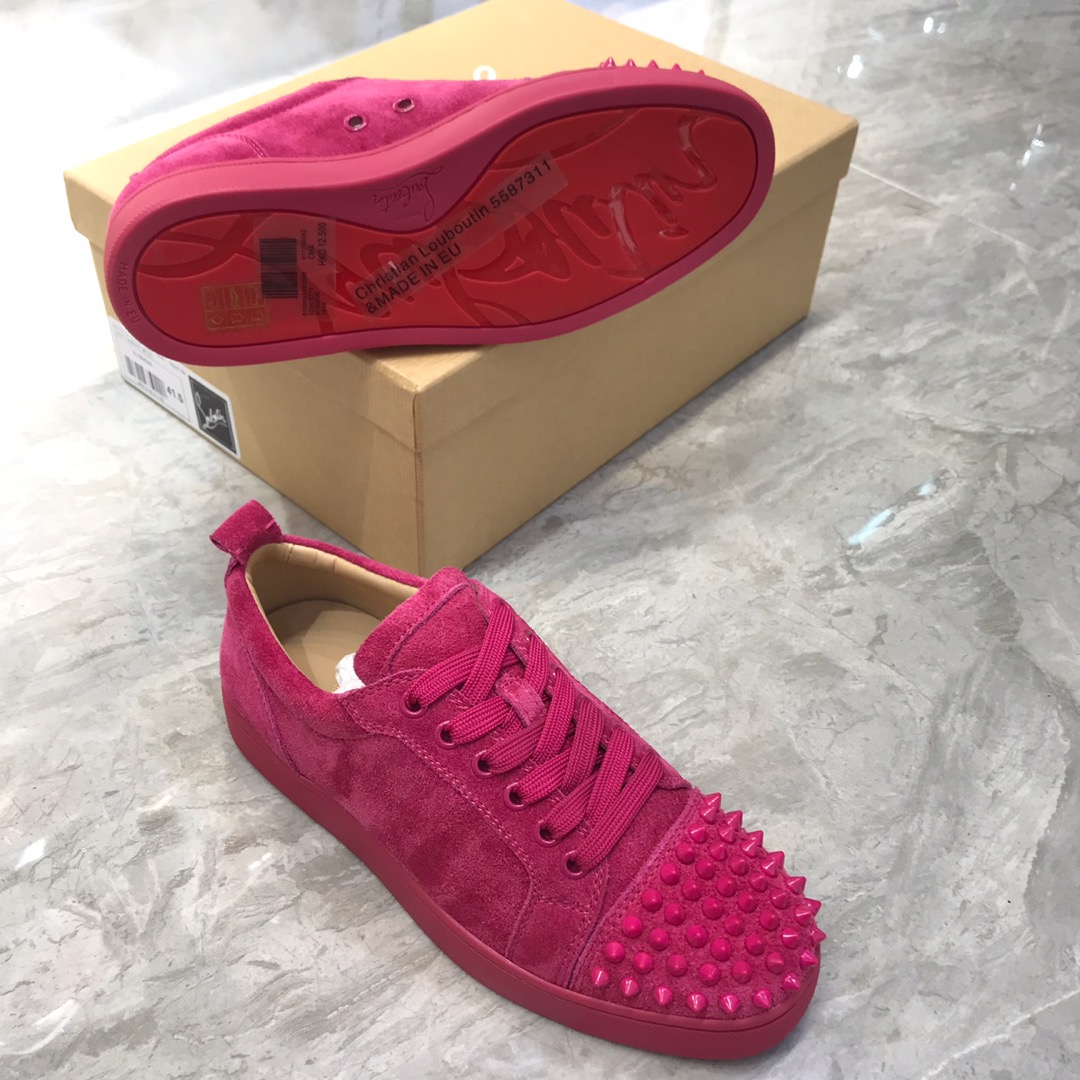 Christian Louboutin Louis Junior Spikes Orlato Flat Sneakers 67 - vstockx