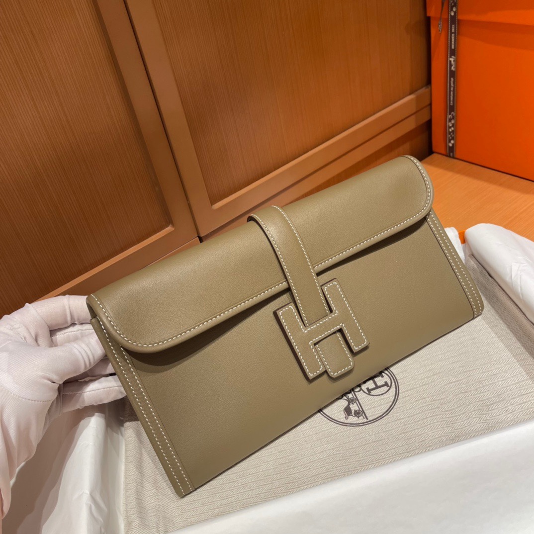 Handbags Hermes Jige Elan 29 Clutch size:18 cm - vstockx