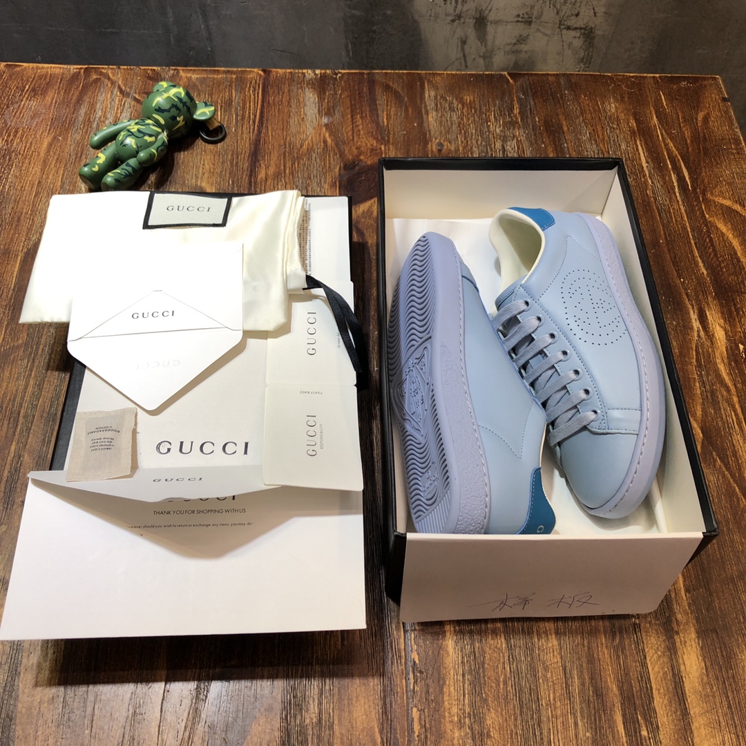 Gucci Ace Interlocking G Blue (W) - vstockx
