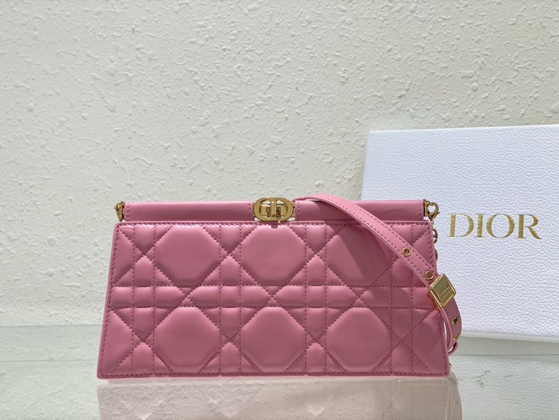 Handbags Dior Caro Colle Noire 5166 size:27.5 x 14 x 4.5 cm - vstockx