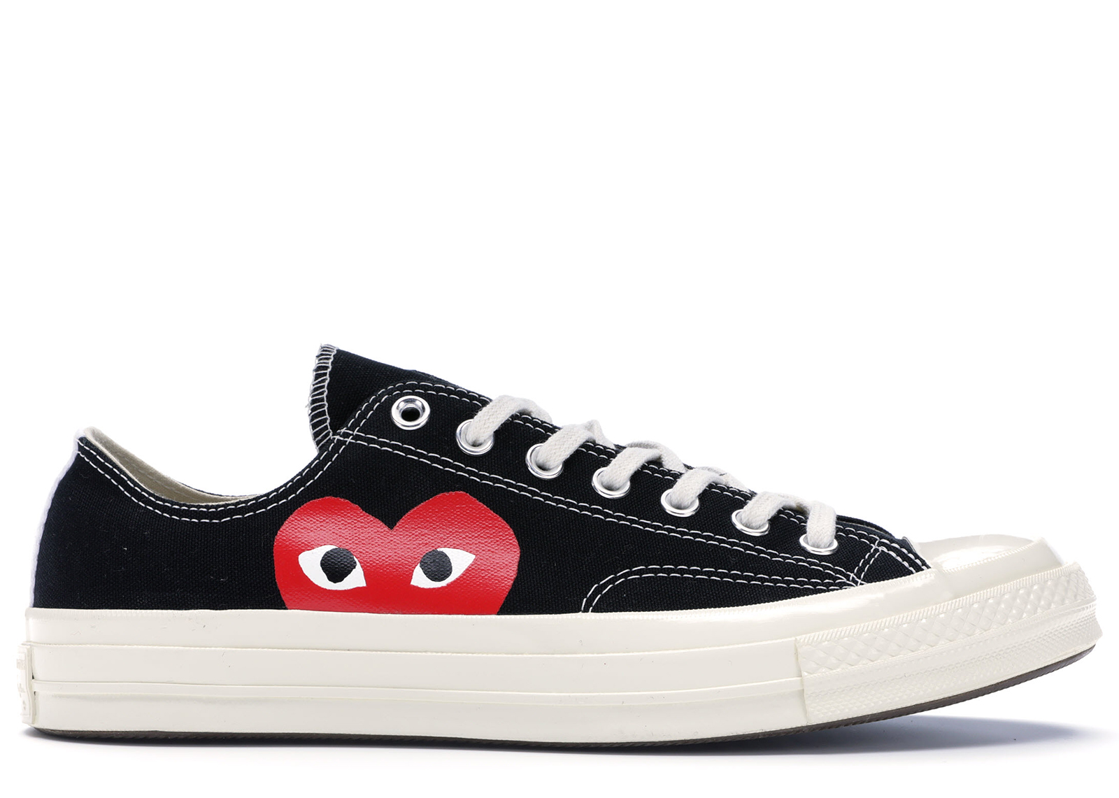 Converse Chuck Taylor All-Star 70s Ox Comme des Garcons PLAY Black - vstockx
