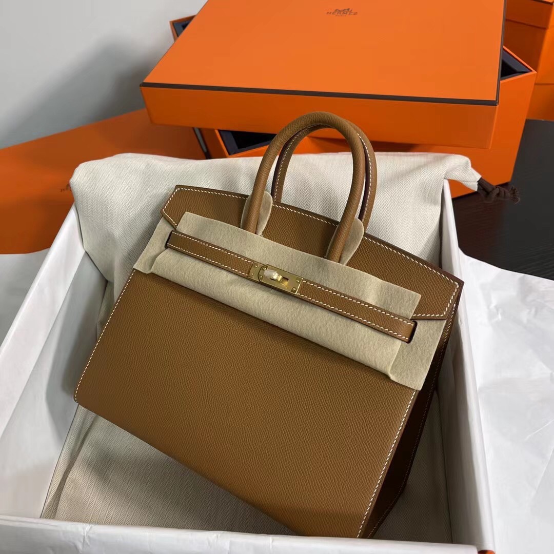 Handbags Hermes Birkin Sellier size:25 cm - vstockx