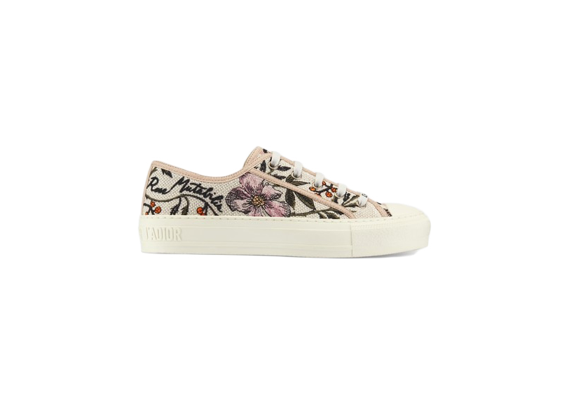 Dior Walk'N'Dior Rosa Mutabilis Embroidered - vstockx