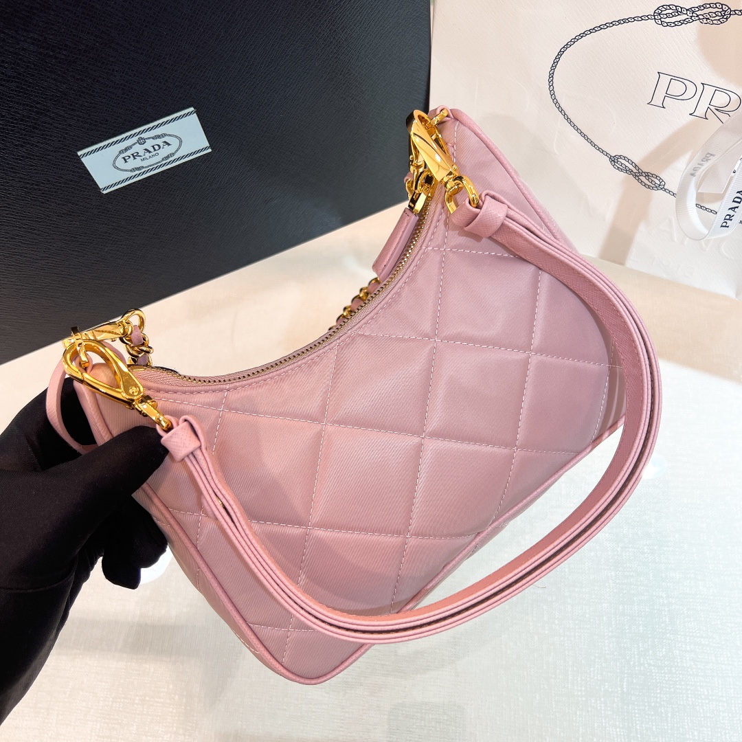 handbags prada Hobo 1BC204 Size:22*18*6cm - vstockx