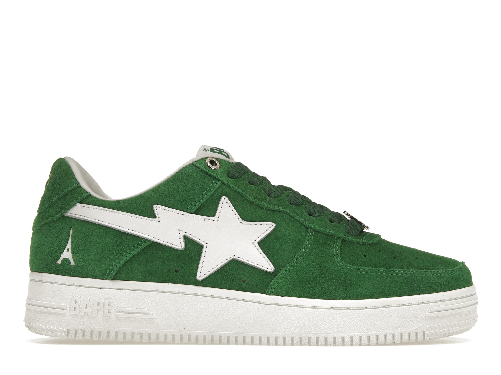 A Bathing Ape Bape Sta Low Highsnobiety Not In Paris Green - vstockx