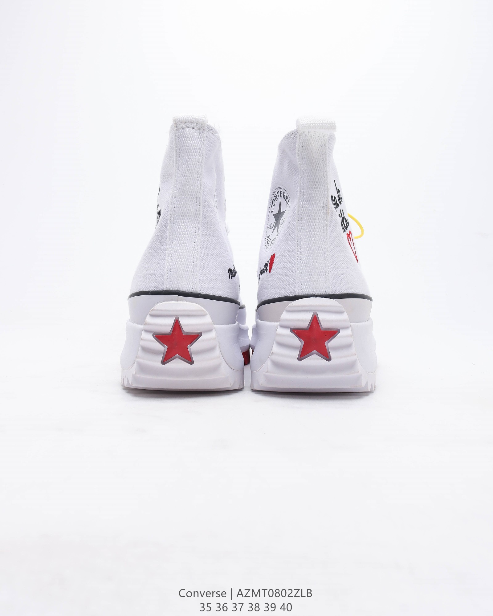 Converse Run Star Hike Hi Made with Love White (W) - vstockx