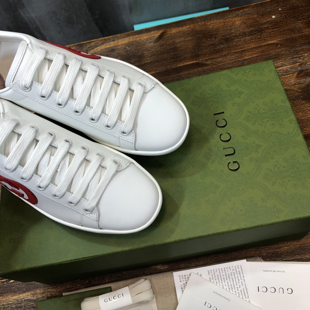 Gucci Ace Interlocking G Red - vstockx