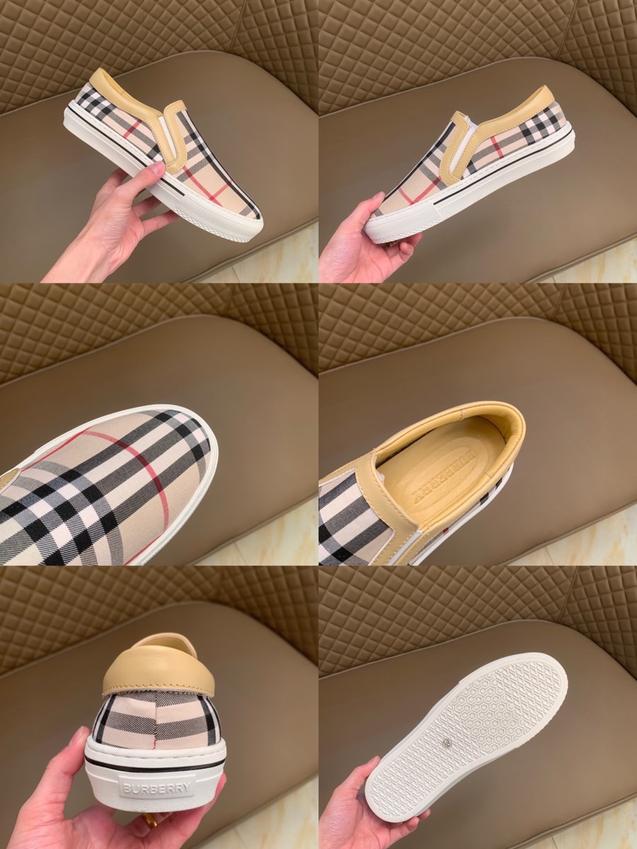 Burberry Perforated Check Sneaker 36 - vstockx