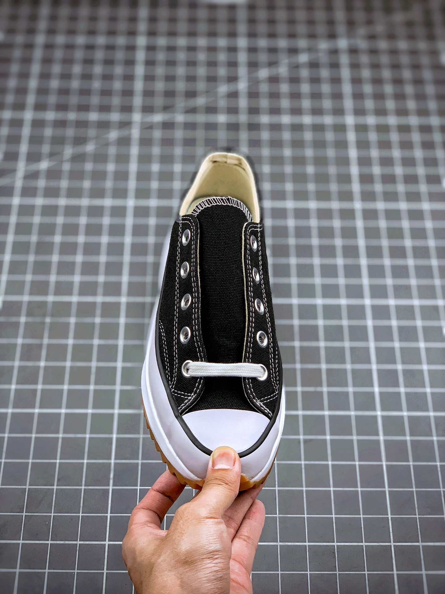 Converse Run Star Hike Ox Black White Gum - vstockx