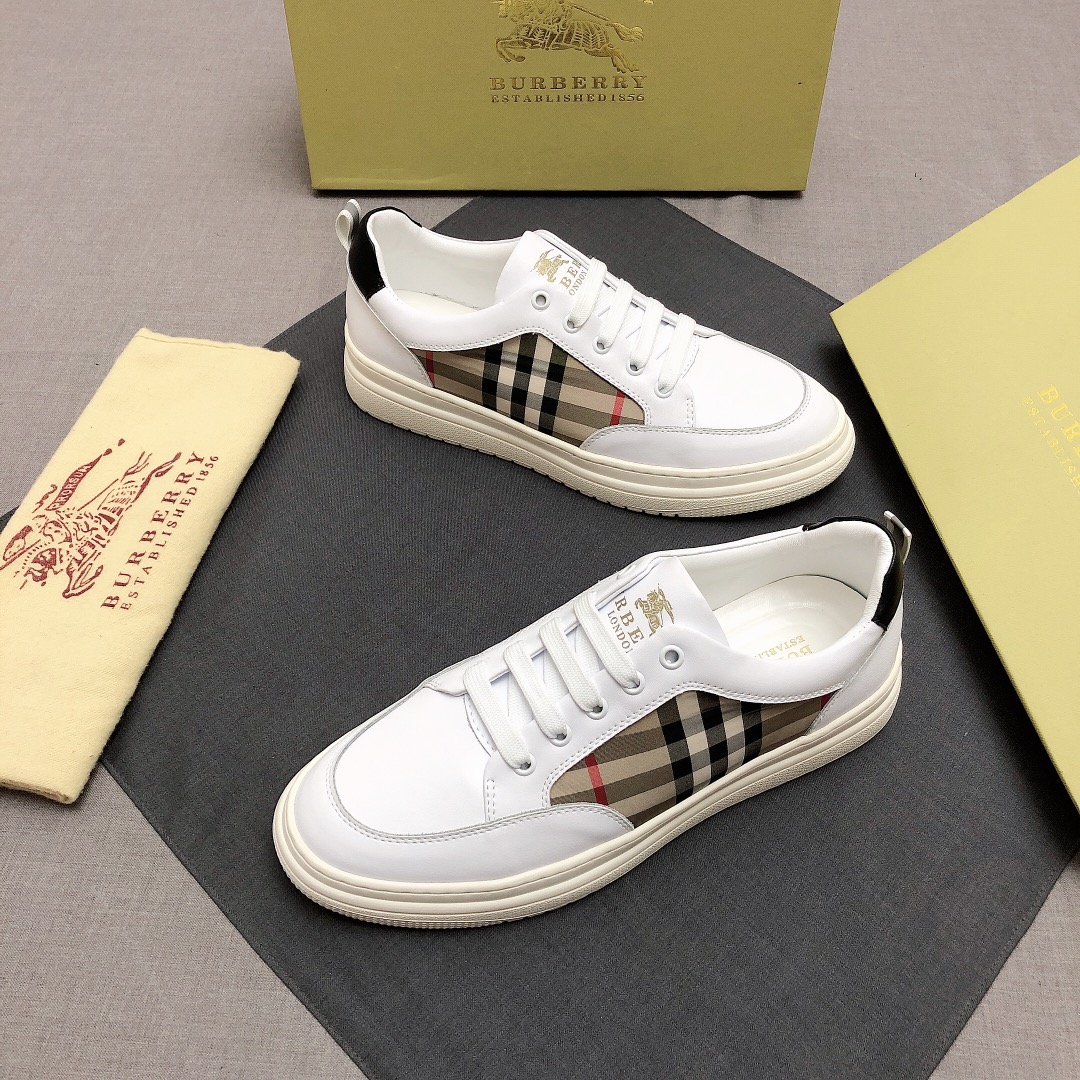 Burberry Perforated Check Sneaker 41 - vstockx