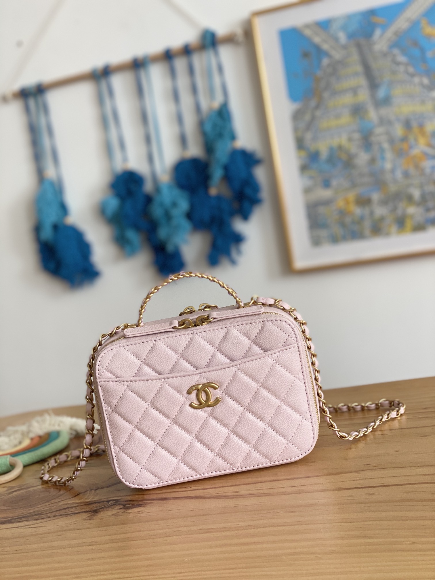 Handbag Chanel AP3222 size 19*13.5*7* cm - vstockx