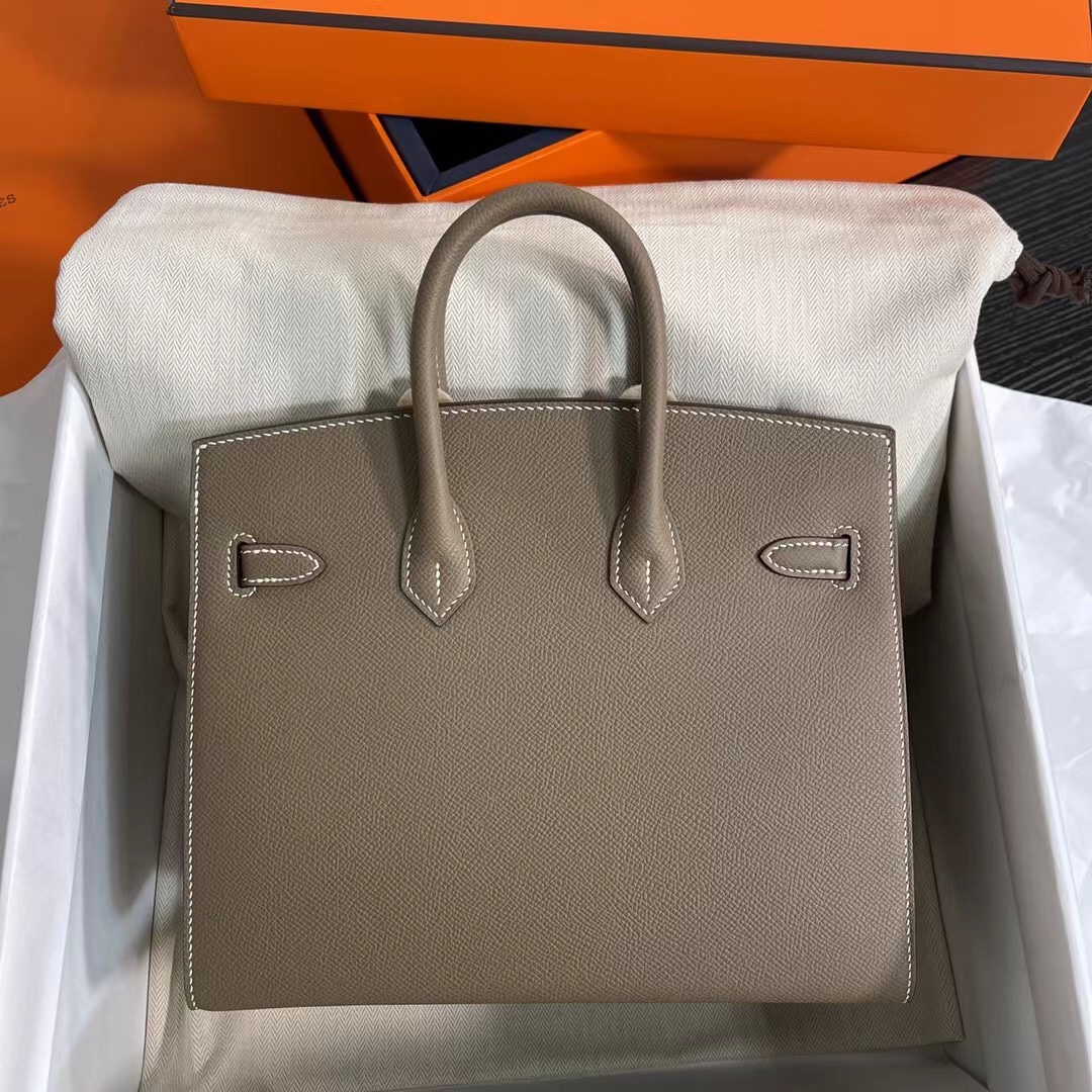 Handbags Hermes Birkin Sellier size:25 cm - vstockx