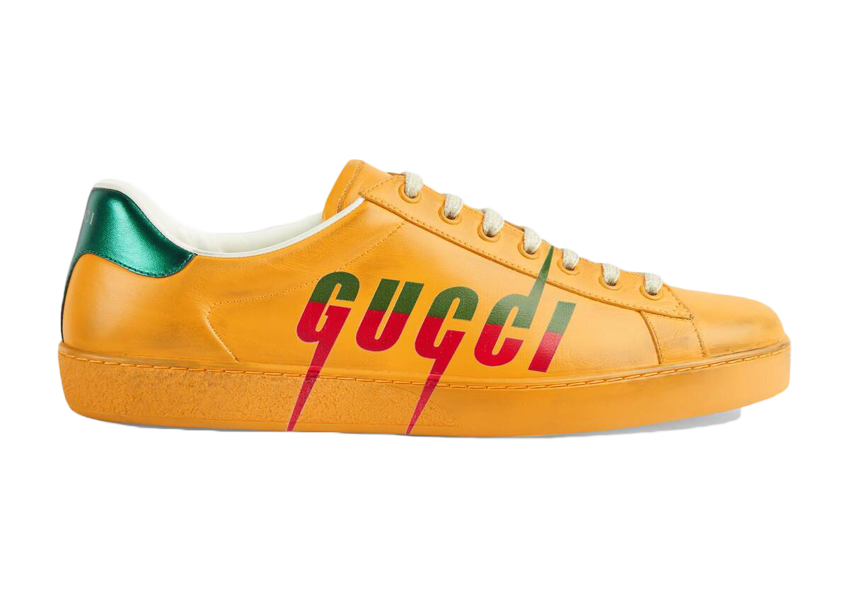 Gucci Ace Blade Yellow - vstockx