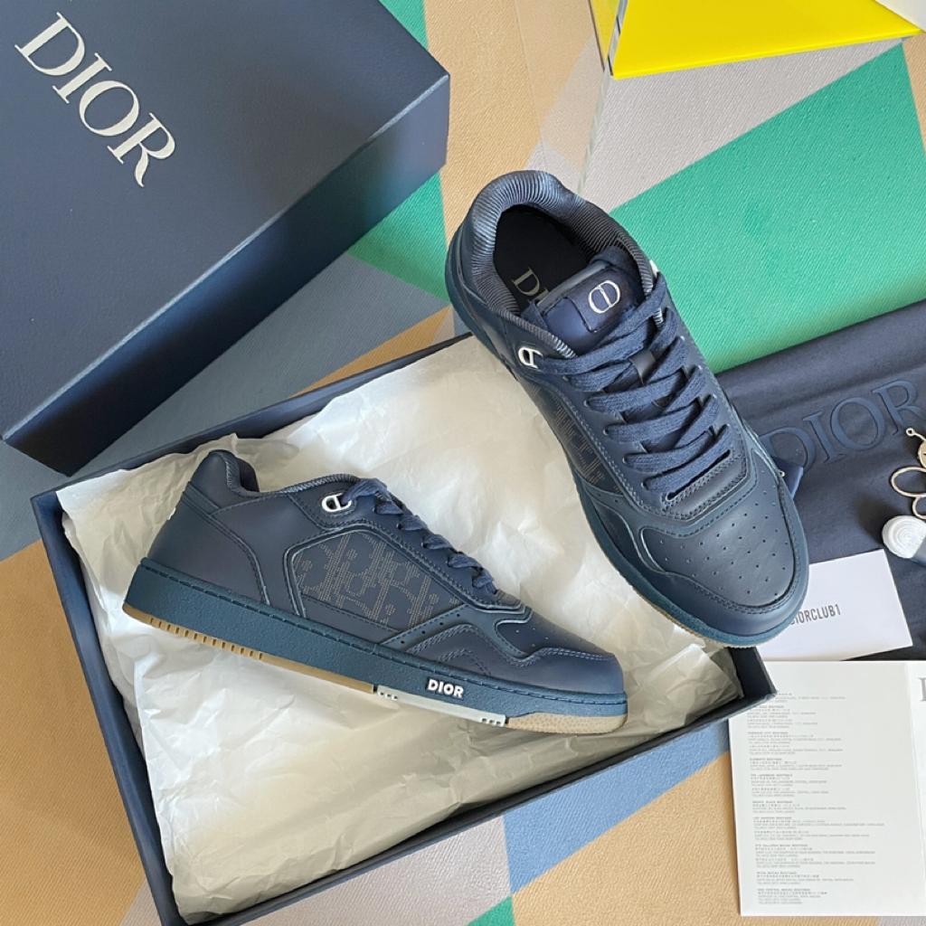 Dior B27 Low World Tour Navy - vstockx