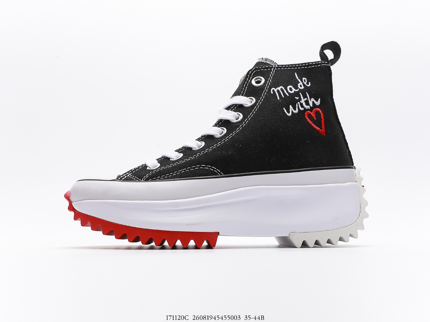 Converse Run Star Hike Hi Valentine's Day Made With Love (2021) - vstockx