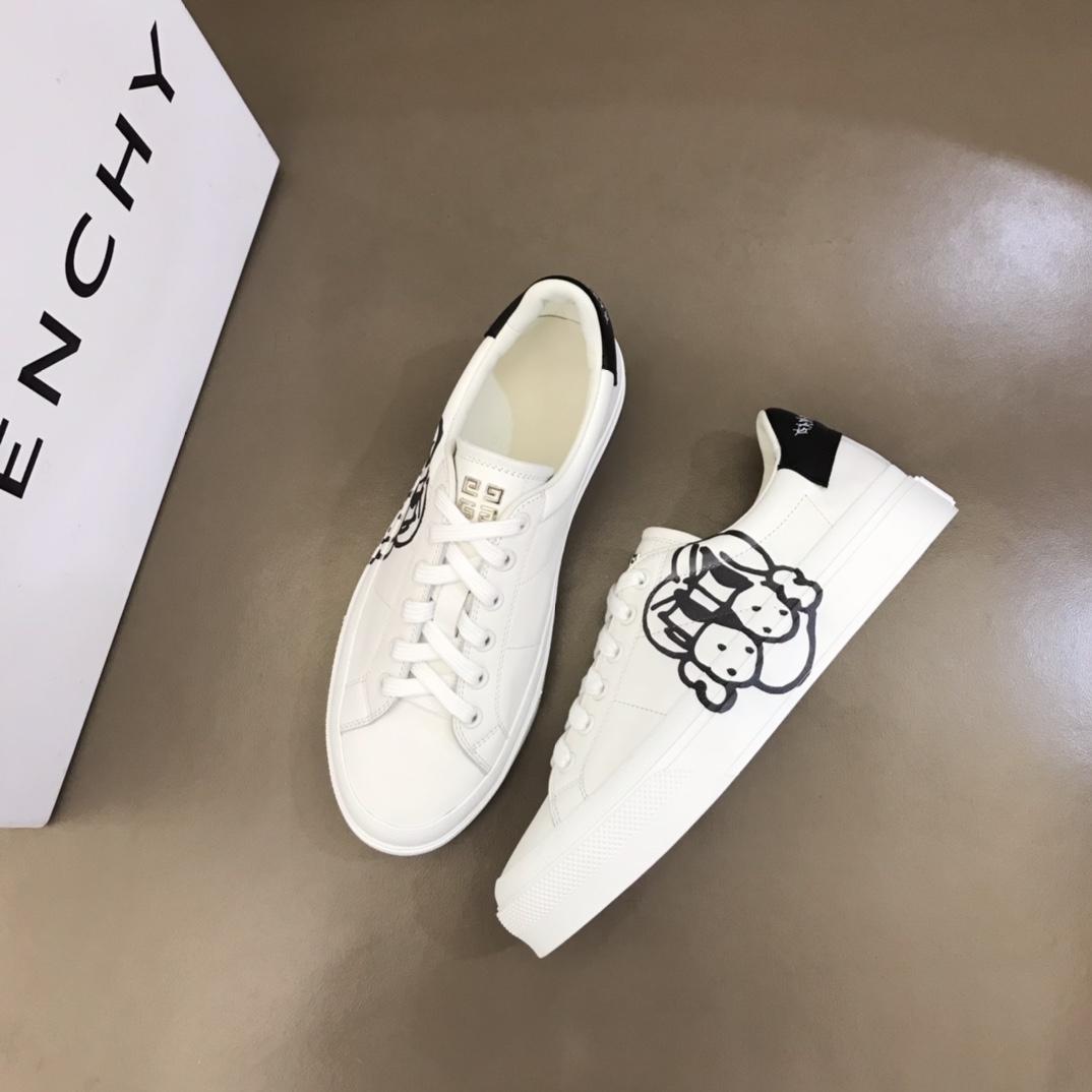 Givenchy Urban Street Logo-print Leather Sneakers 46 - vstockx