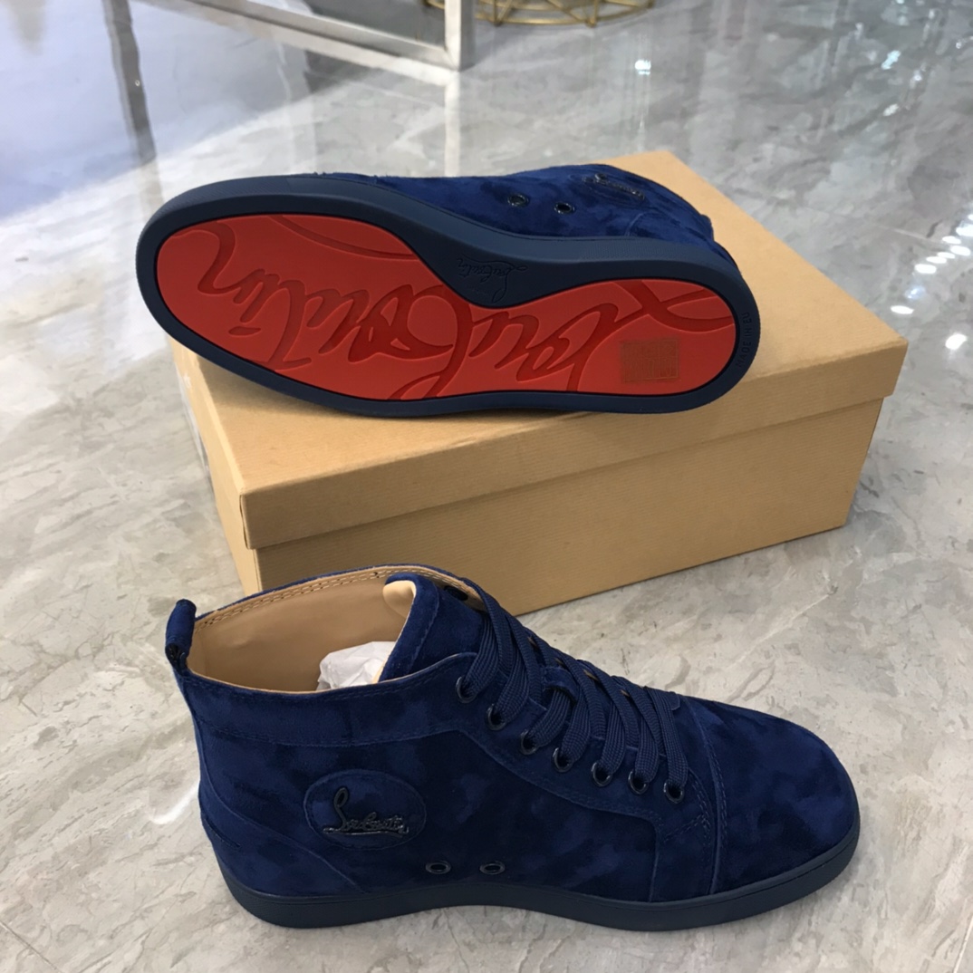 Christian Louboutin Louis Junior Spikes Orlato Flat Sneakers 47 - vstockx