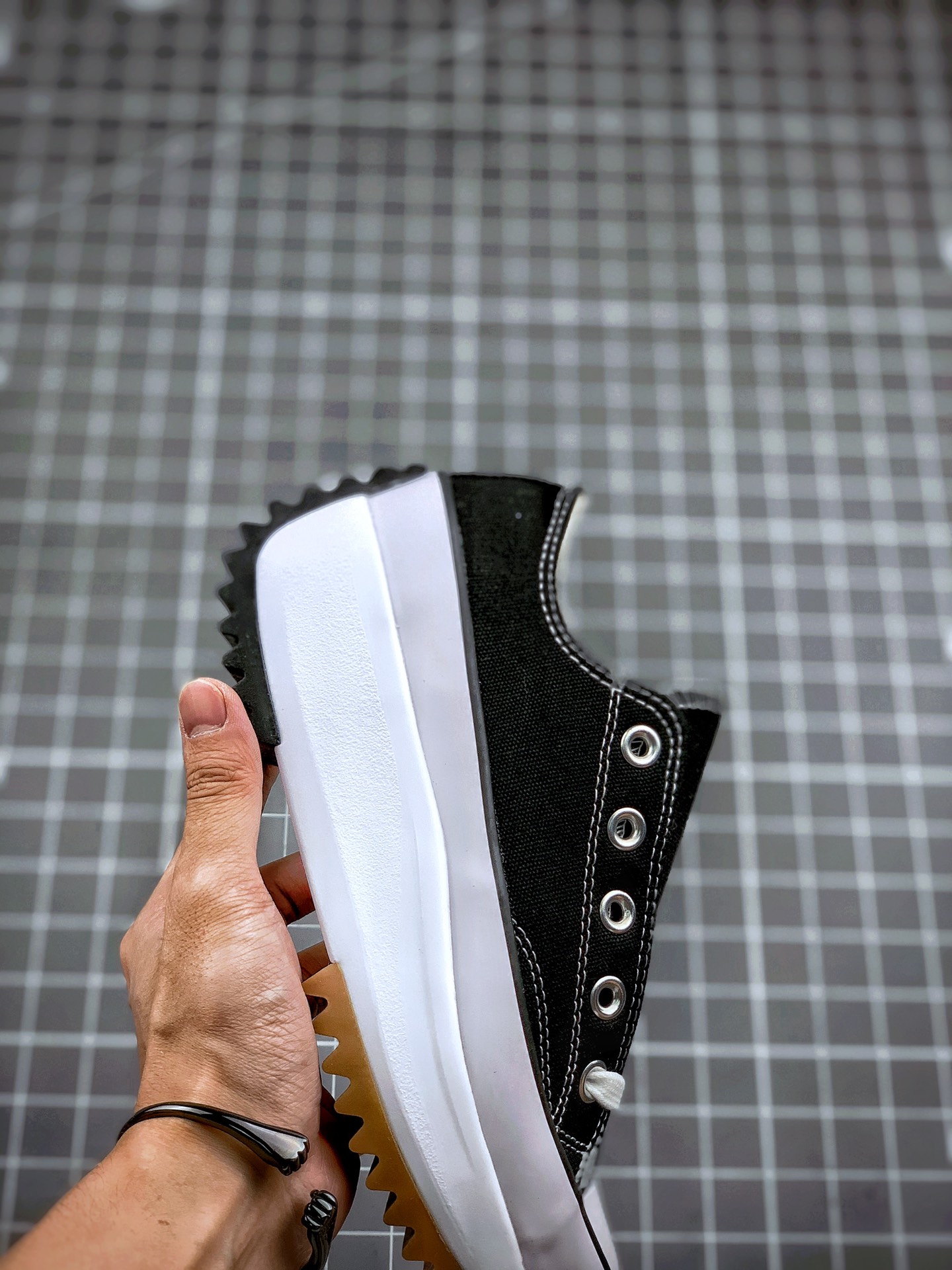 Converse Run Star Hike Ox Black White Gum - vstockx