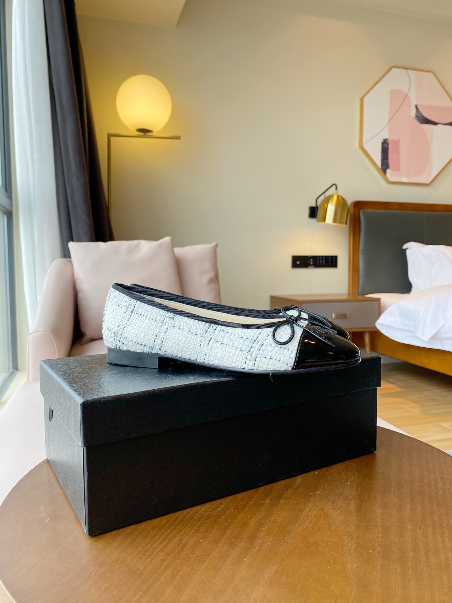 Chanel Ballerinas Fabric & Grosgrain 20 - vstockx