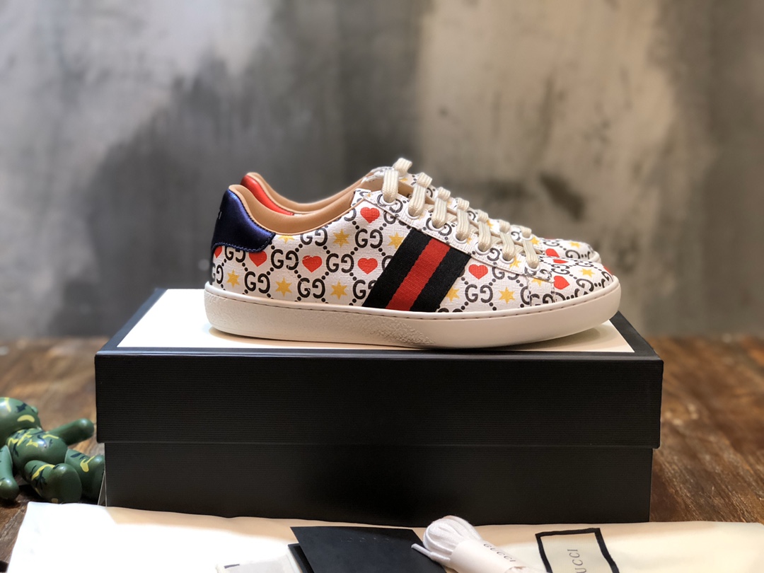 Gucci Ace embroidered sneaker 60 - vstockx