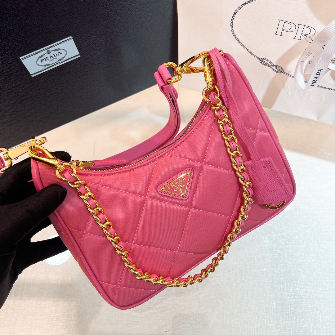 handbags prada Hobo 1BC204 Size:22*18*6cm - vstockx