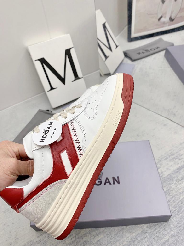 Hogan H630 White Red Grey - vstockx