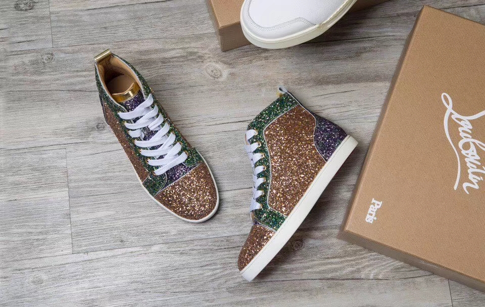 Christian Louboutin Louis Junior Spikes Orlato Flat Sneakers 16 - vstockx