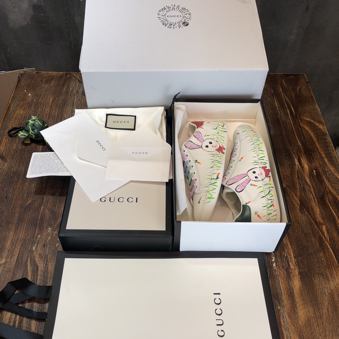 Gucci Ace embroidered sneaker 44 - vstockx