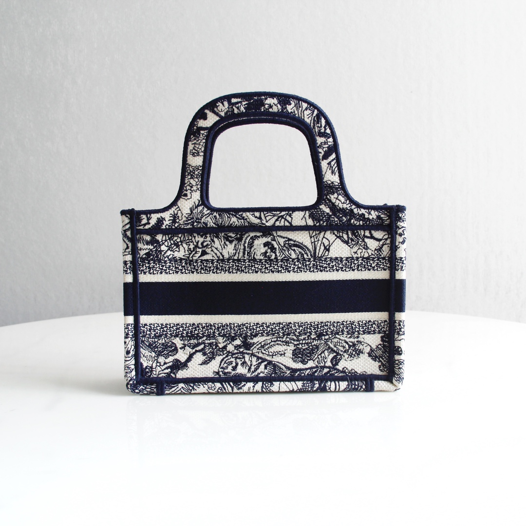 Handbags Dior Book mini Tote 8001 size:22.5*24*8 cm - vstockx