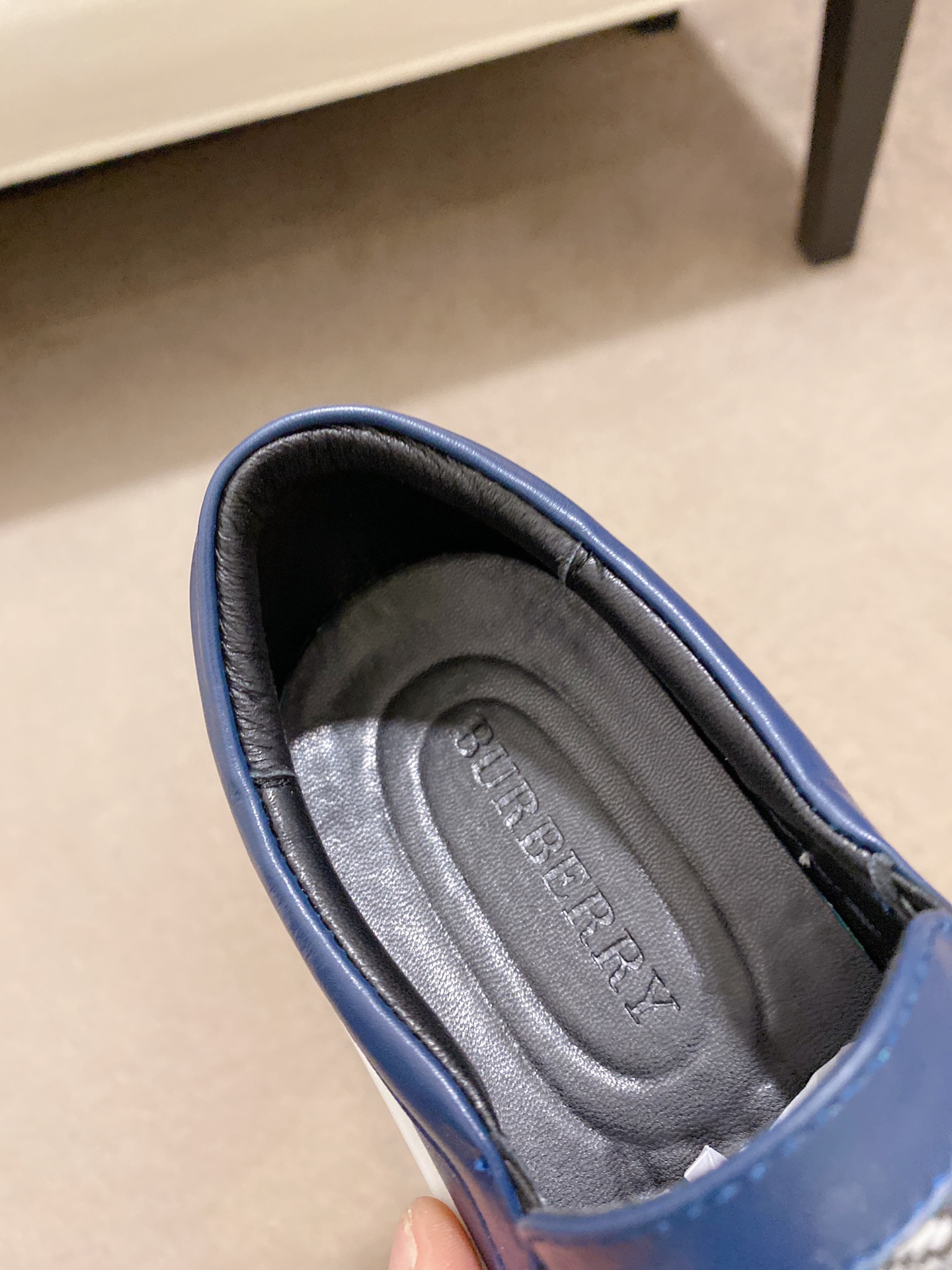 Burberry Perforated Check Sneaker 24 - vstockx