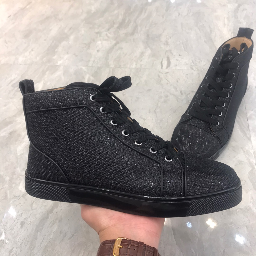 Christian Louboutin Louis Junior Spikes Orlato Flat Sneakers 23 - vstockx