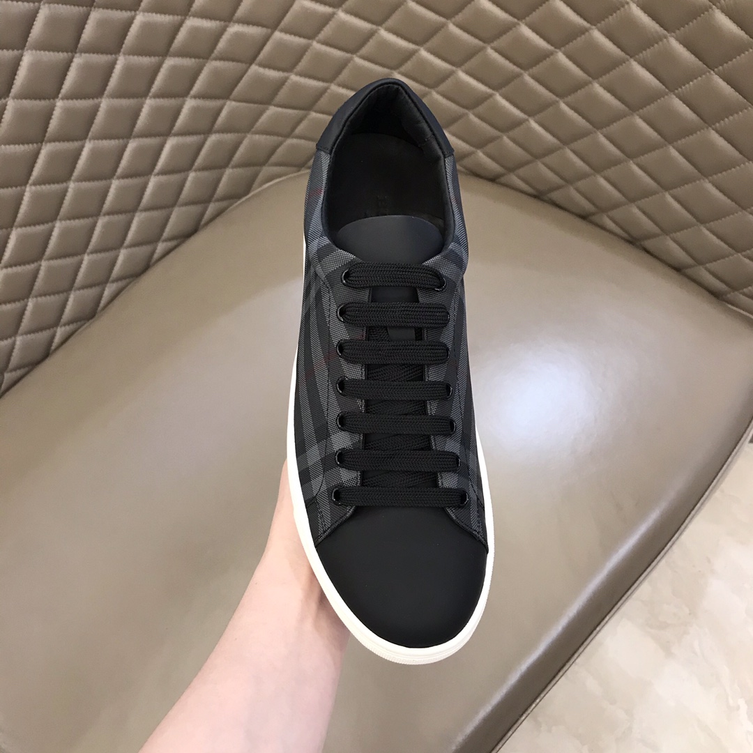 Burberry Perforated Check Sneaker 49 - vstockx