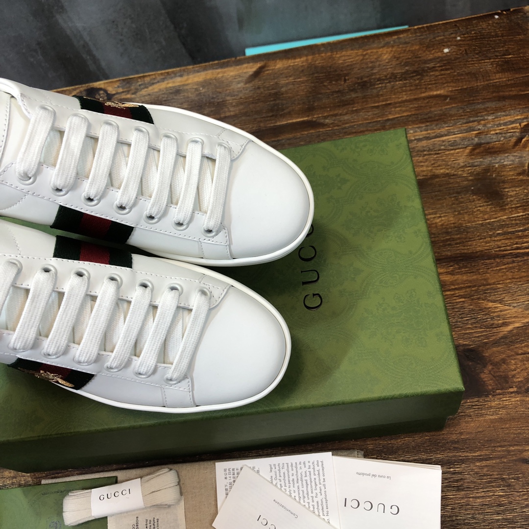 Gucci Ace Fold Down Bee (W) - vstockx