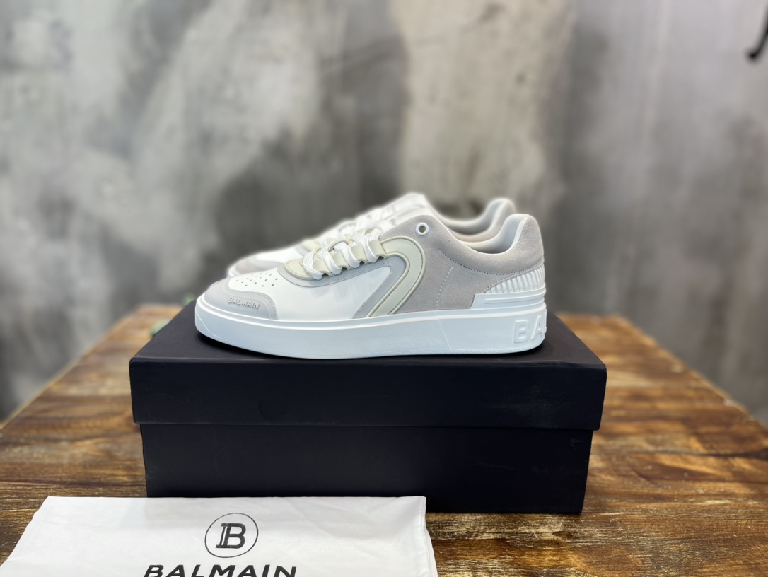 Balmain B-Court sneaker 50 - vstockx