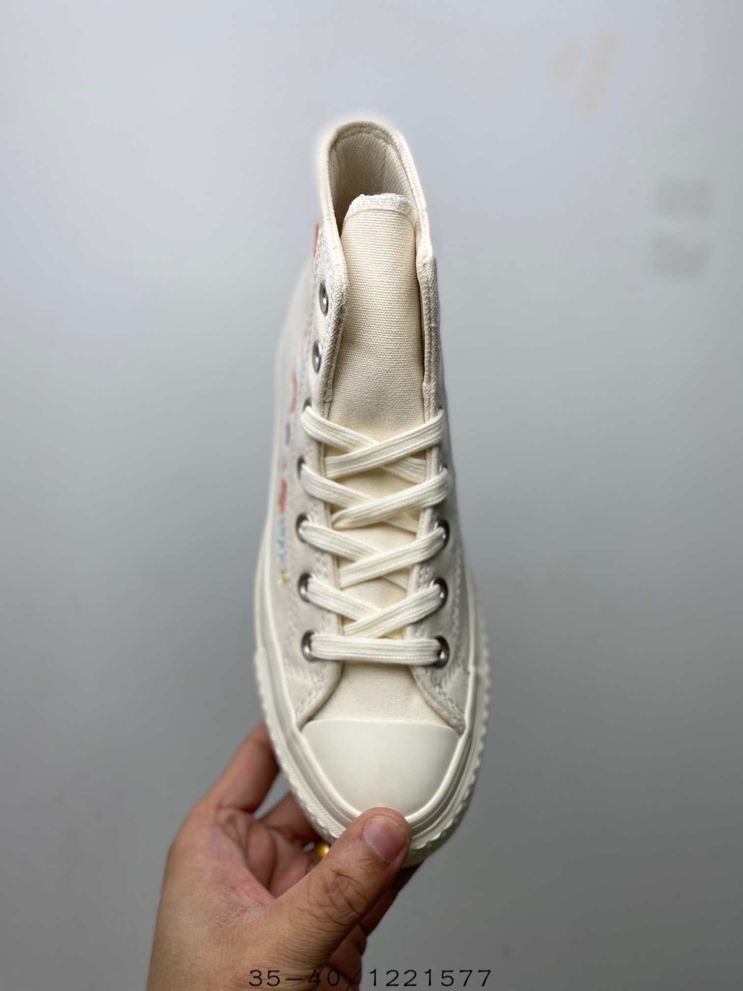 Converse Chuck Taylor All-Star Lift Hi Things To Grow Egret - vstockx