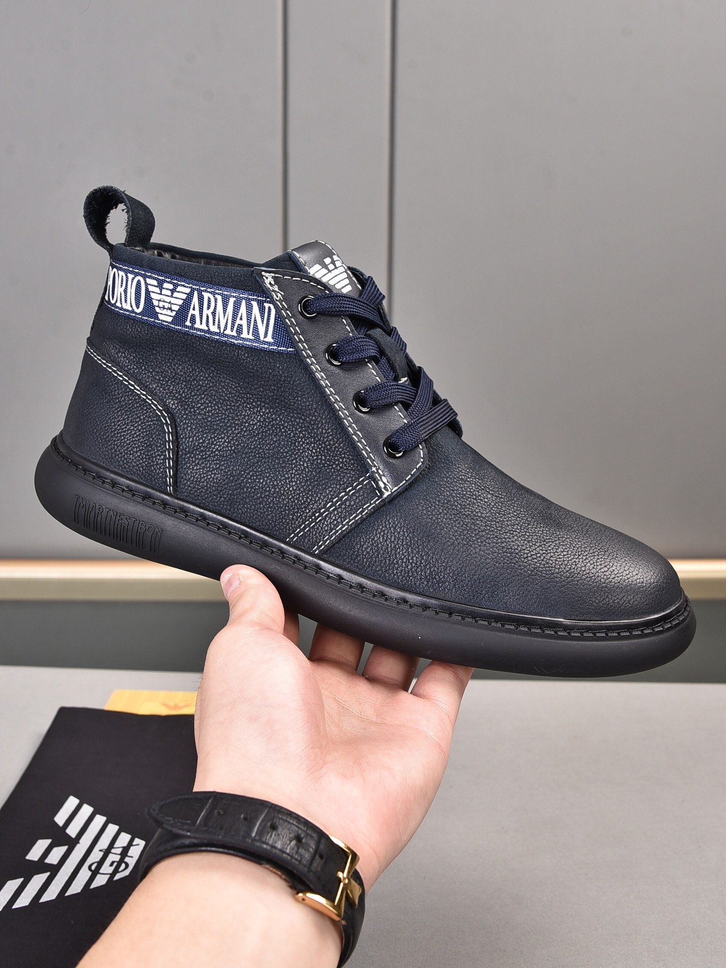 Armani High Top Sneaker 6 - vstockx