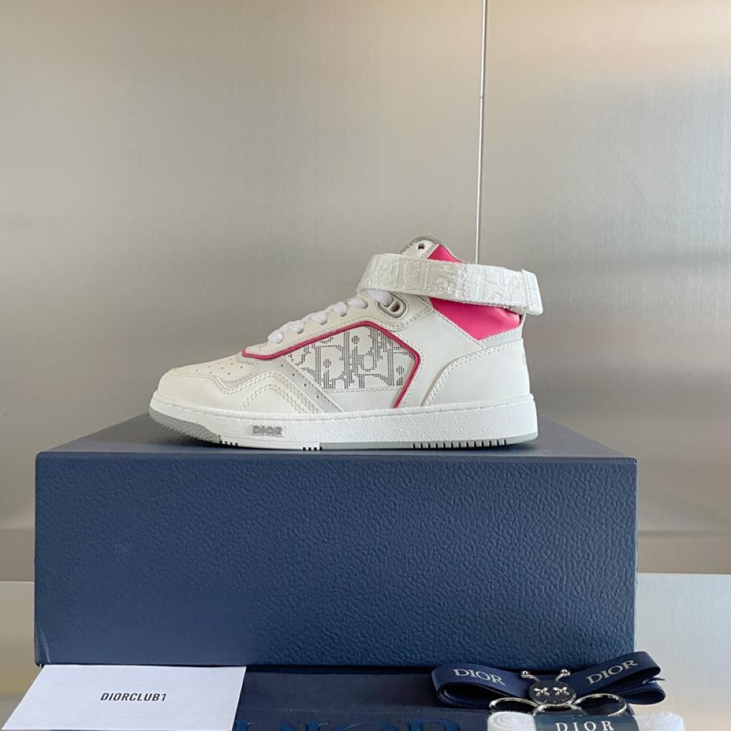 Dior B27 High White Neon Pink - vstockx