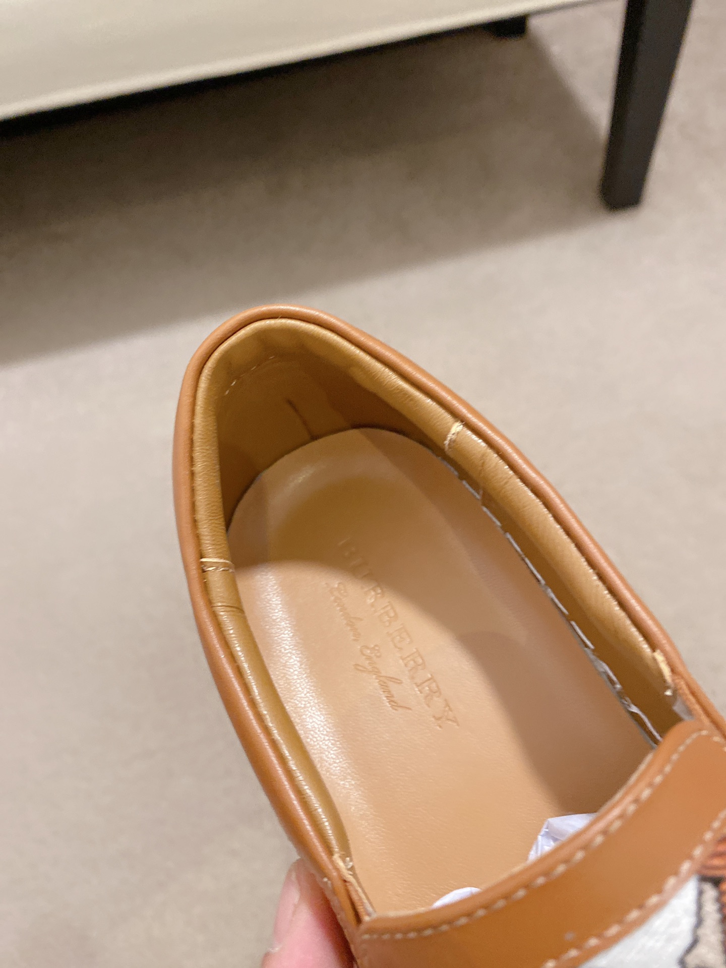 Burberry Perforated Check Sneaker 23 - vstockx