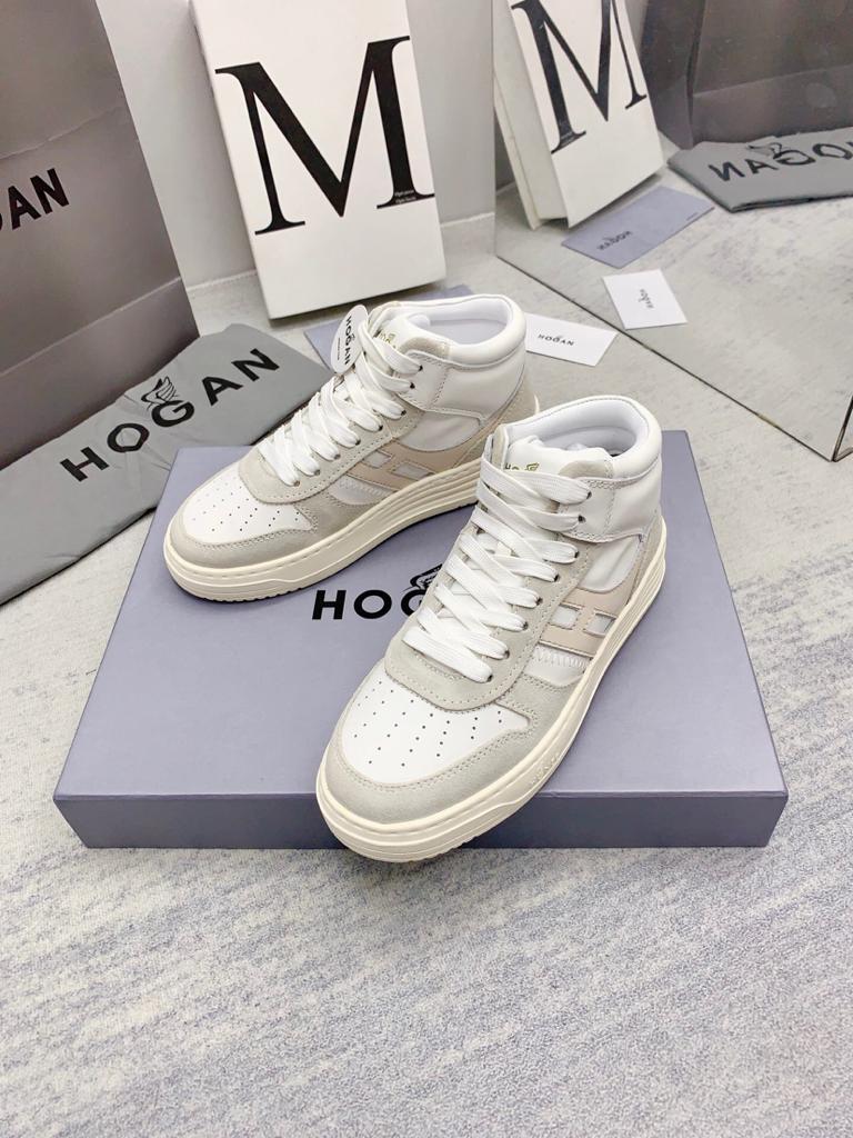 High Top Hogan H630 Silver Ivory - vstockx