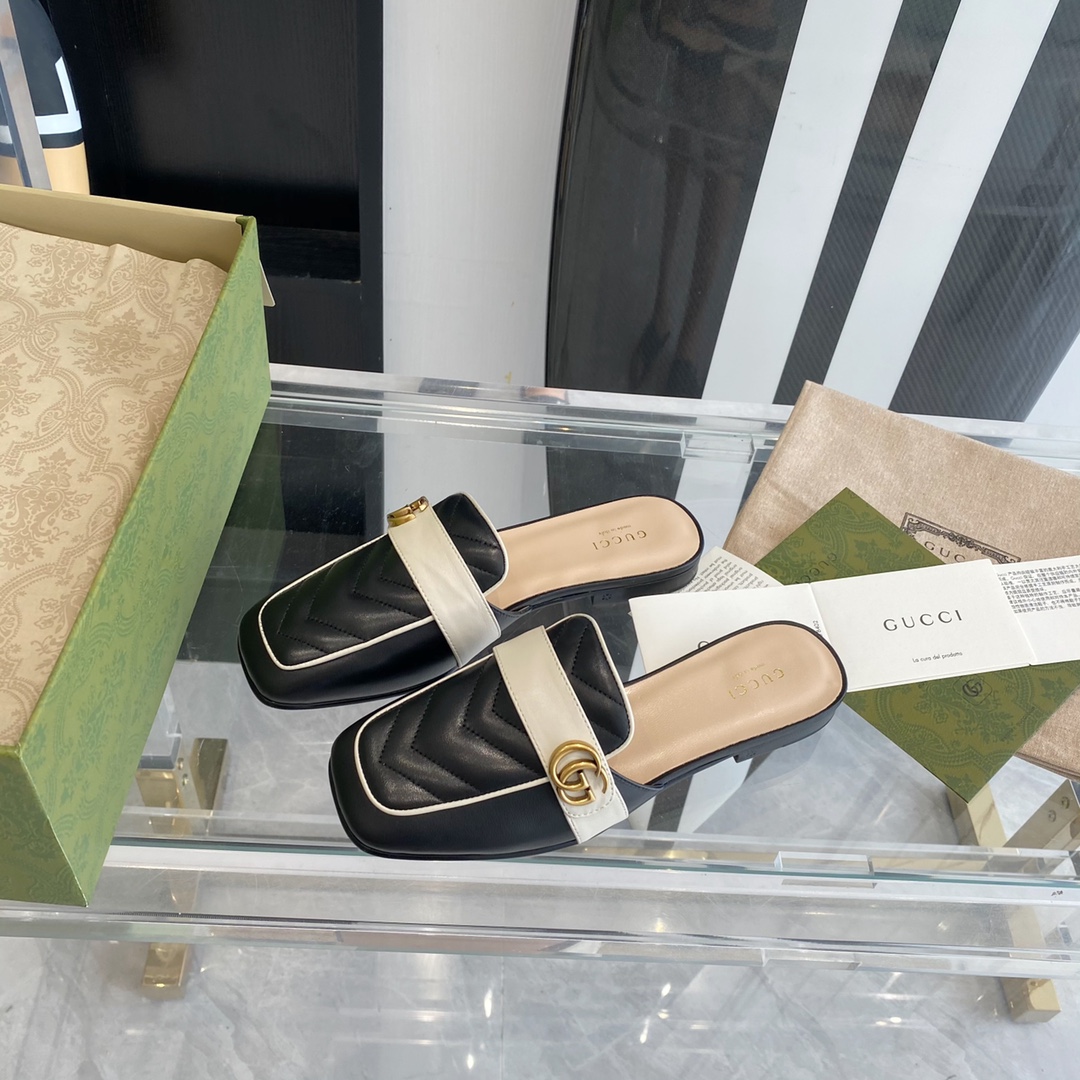 Gucci Leather slipper Women 9 - vstockx