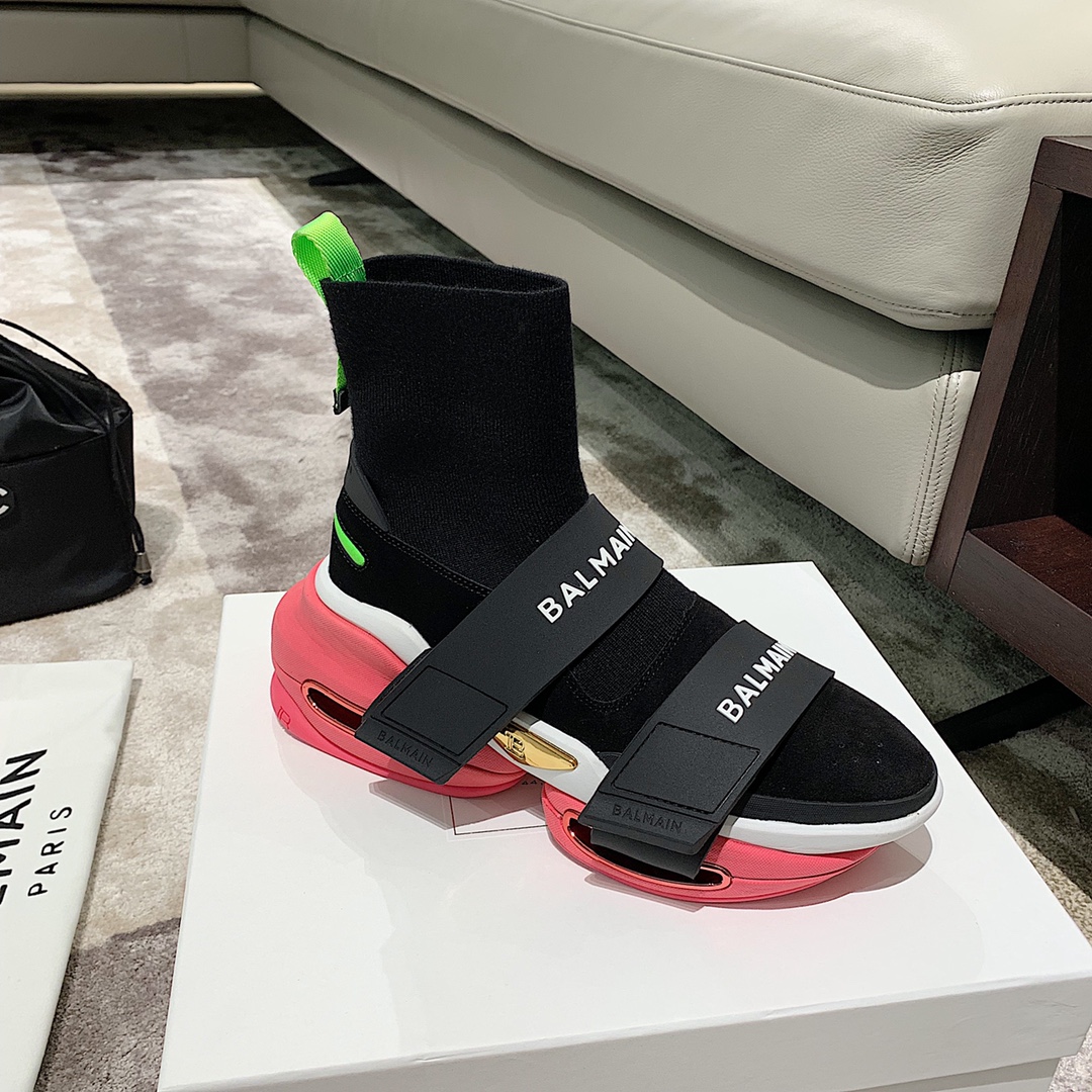 Balmain B-Bold trainers 31 - vstockx