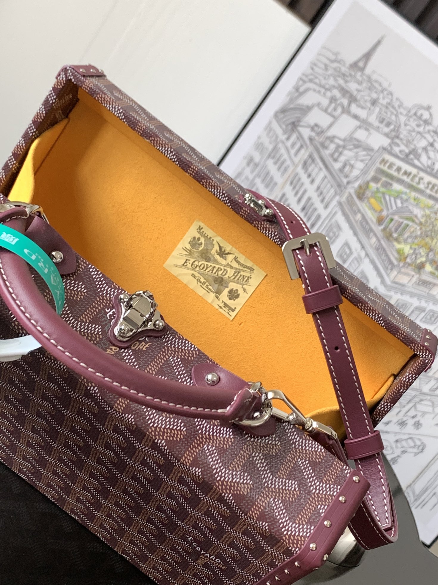 Handbags Goyard Grand Htel 8018 size:17*7.7*24.5 cm - vstockx