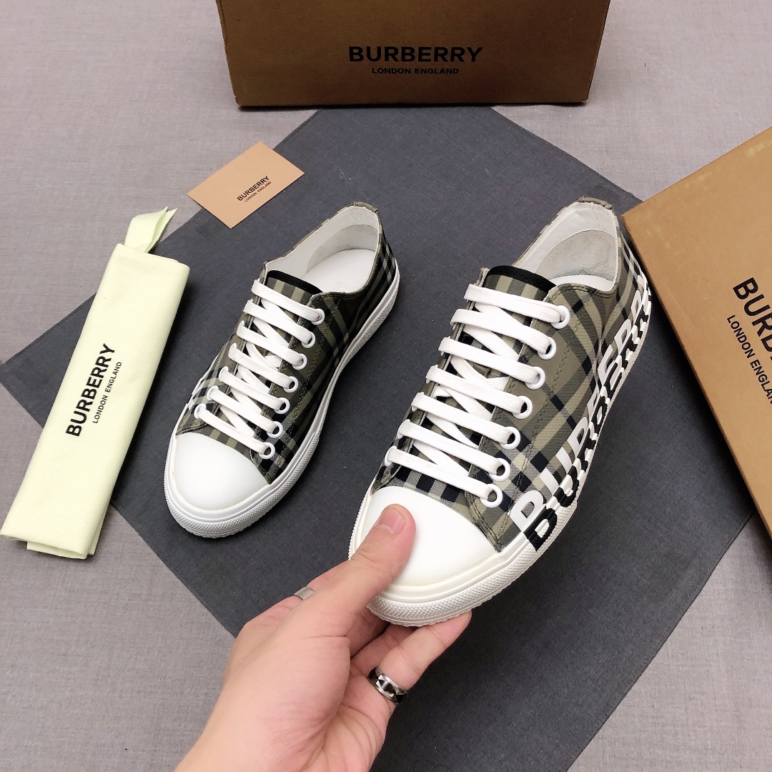 Burberry Perforated Check Sneaker 12 - vstockx