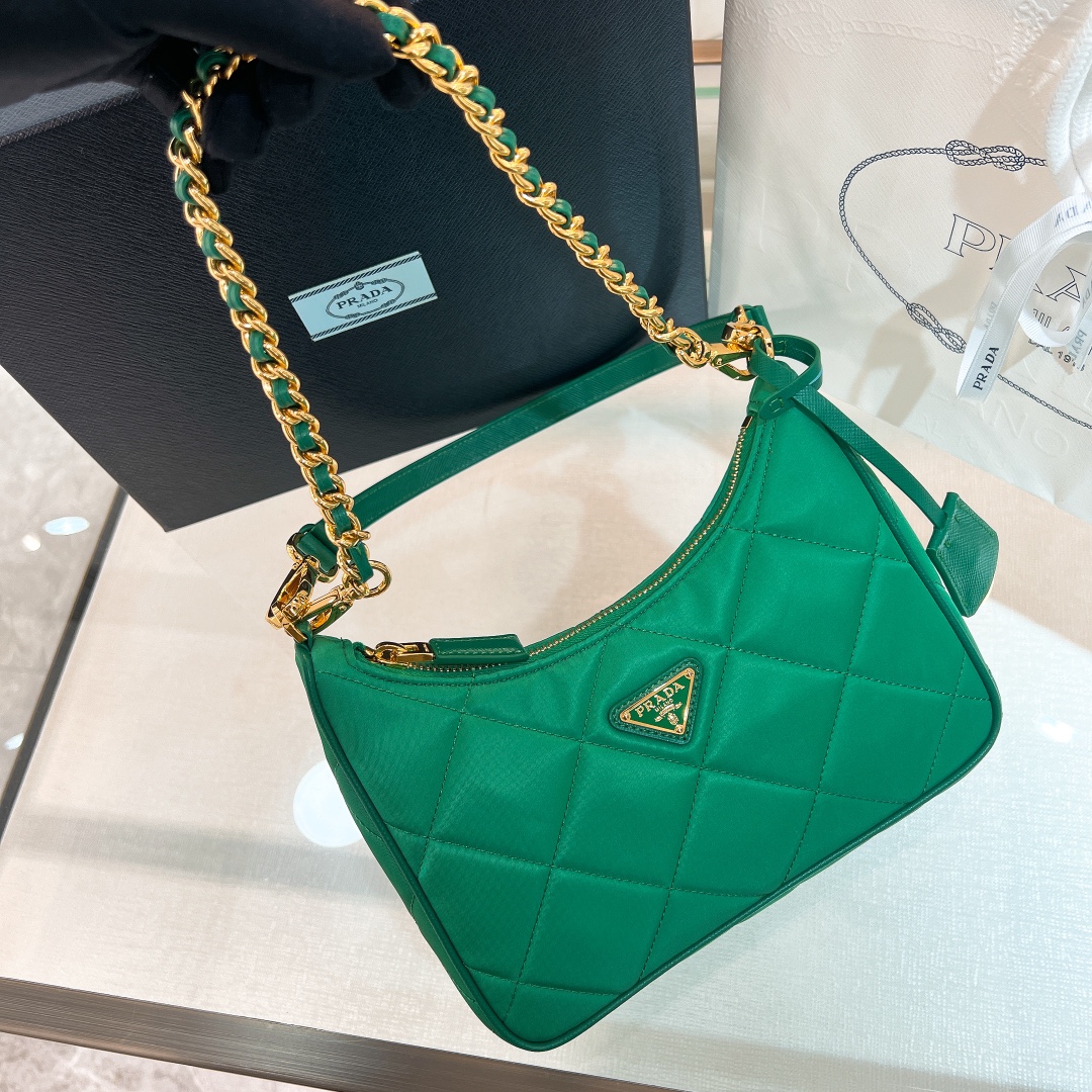 handbags prada Hobo 1BC204 Size:22*18*6cm - vstockx