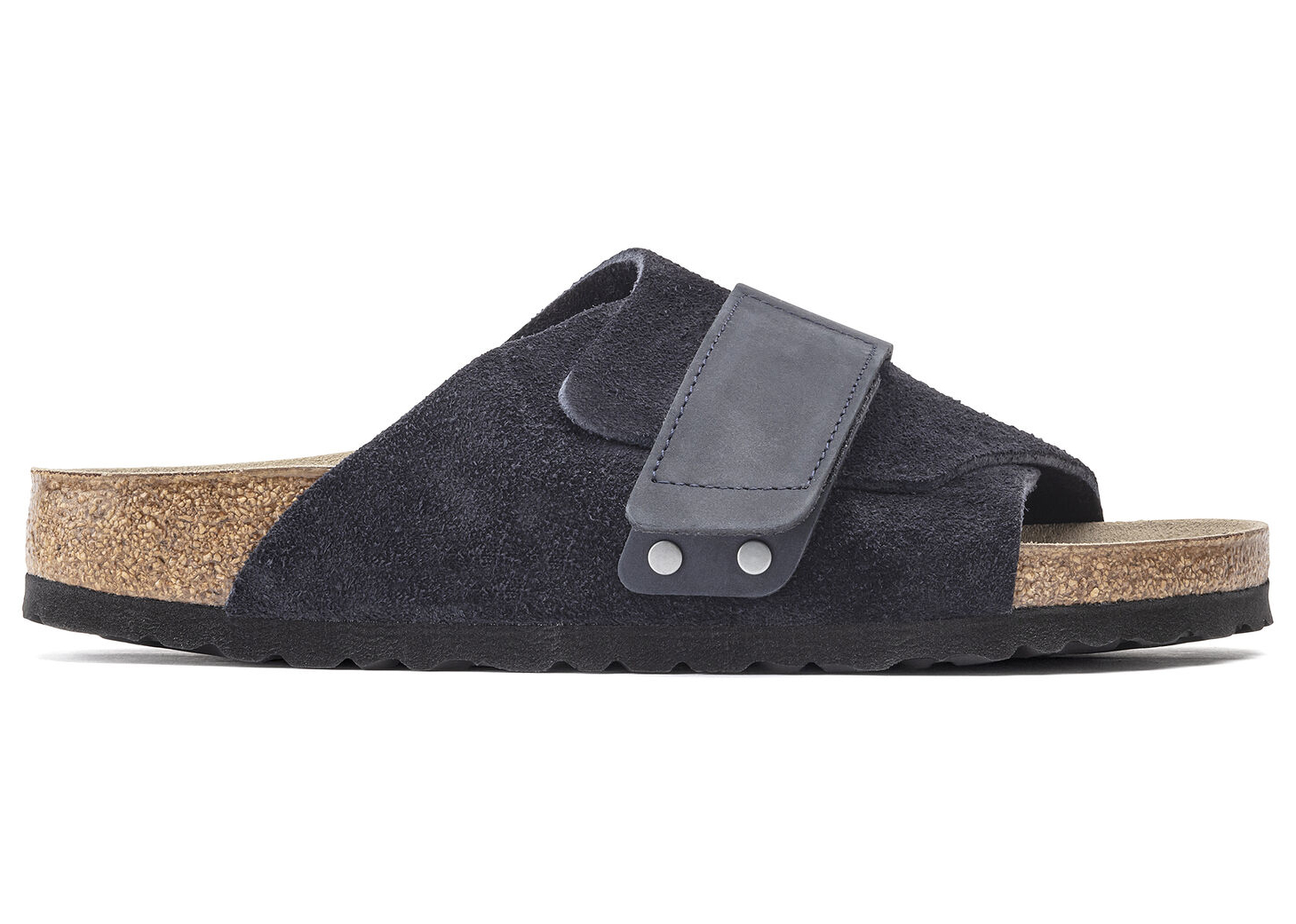 Birkenstock Kyoto Nubuck Suede Midnight Navy - vstockx
