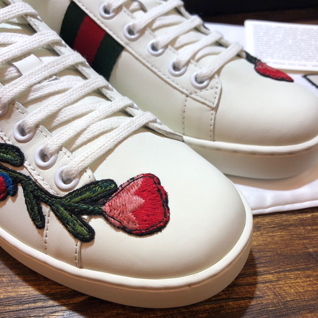 Gucci Ace embroidered sneaker 53 - vstockx