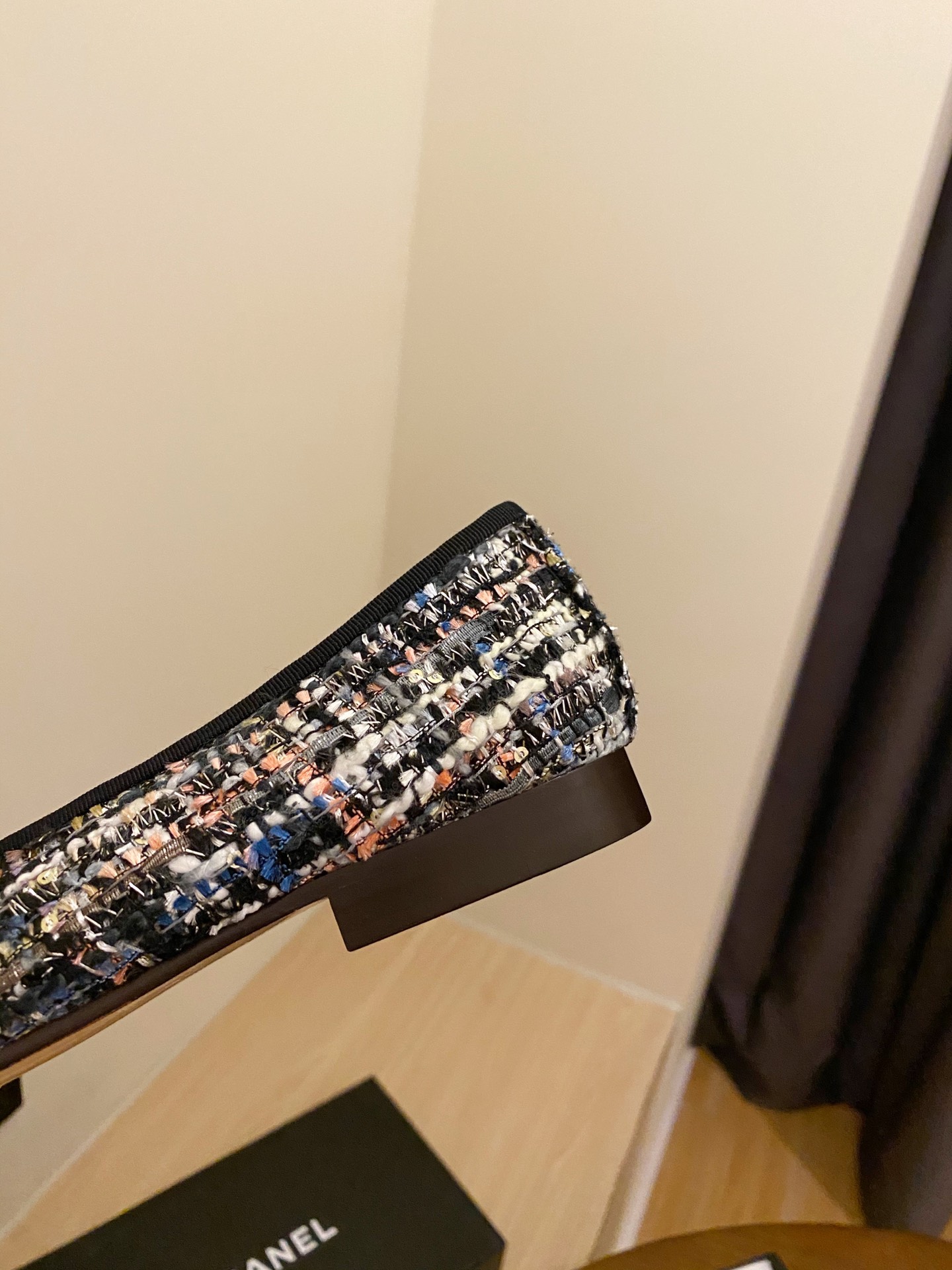 Chanel Ballerinas Fabric & Grosgrain 30 - vstockx