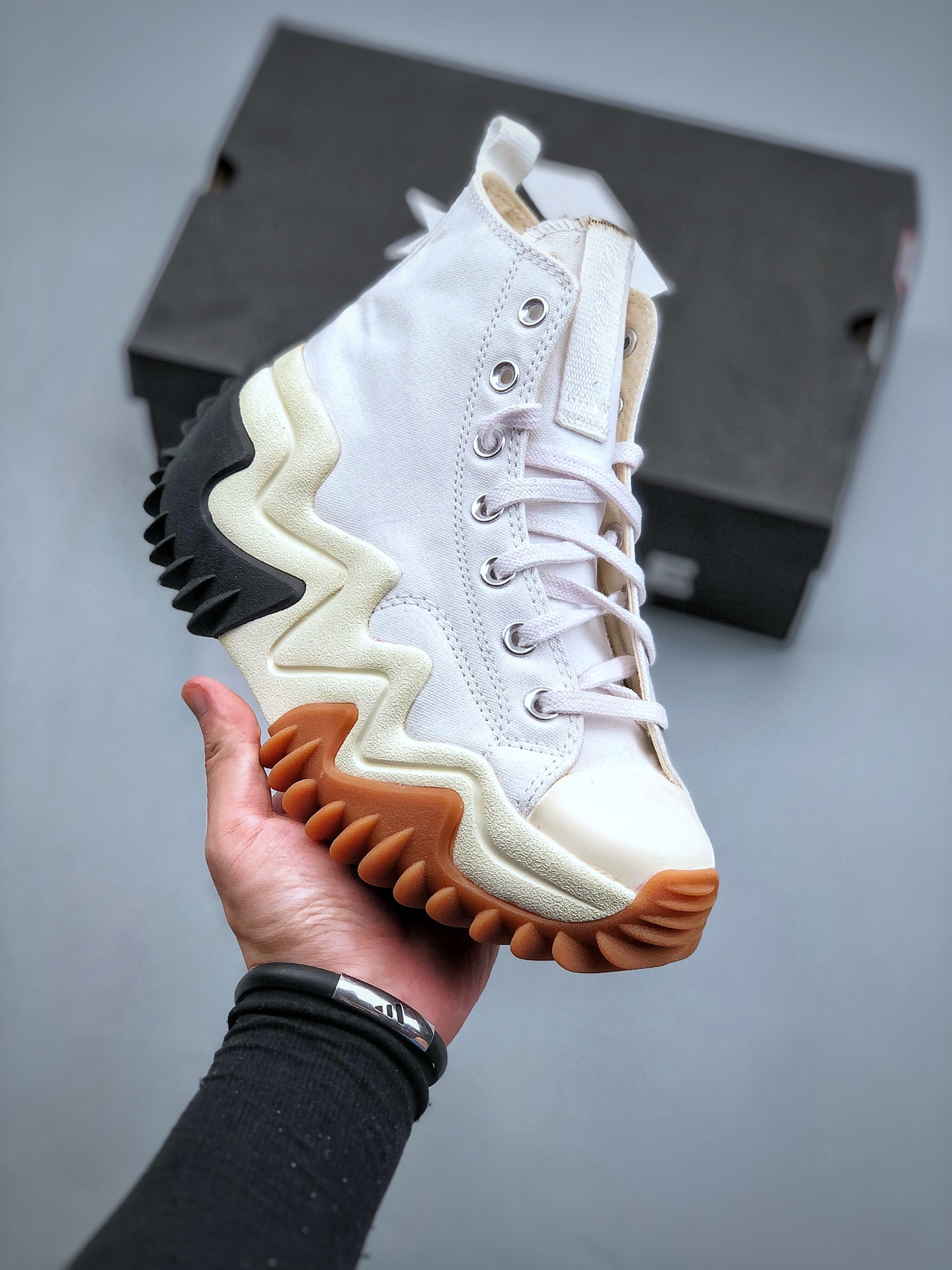 Converse Run Star Motion White Black Gum - vstockx